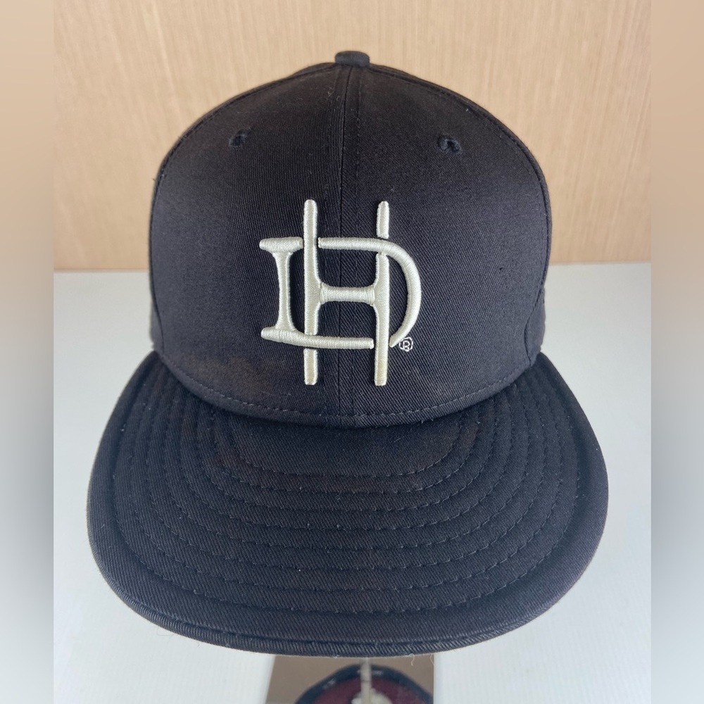 Harley Davidson x New Era 59FIFTY Fitted Hat Black HD Logo Size 7 3/8